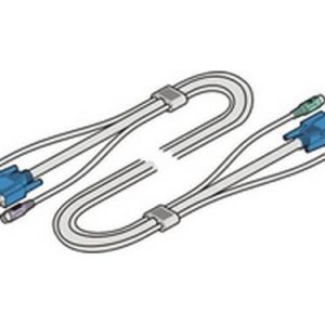 Adder VKVM-1M Tri-Cable VGA and 2x PS/2 1m 6ft