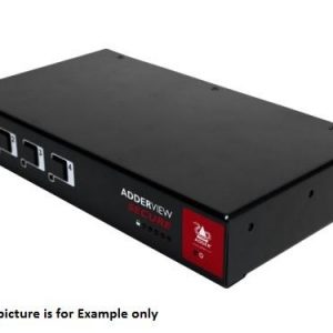 Adder AVSC1102-US 2 Port VGA/USB Secure KVM Switch with Card Reader