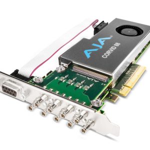 AJA CRV88-9-S-NC1 Low-Profile 8-Lane PCIe 2.0 Card 8-In/8-Out 3G-SDI 4K HFR 12-bit RGB