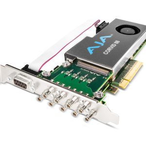 AJA CRV88-9-T-R0 2 Gen PCIE 8 channel I/O card/4K capable/tall (standard) PCIe bracket/Cables included