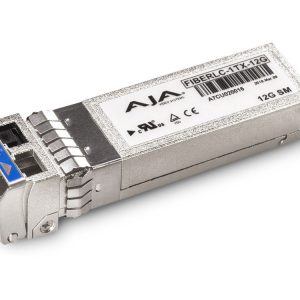 AJA FiberLC-1TX-12G SFP 12G-SDI Single Fiber LC Transmitter Single Mode 1310nm