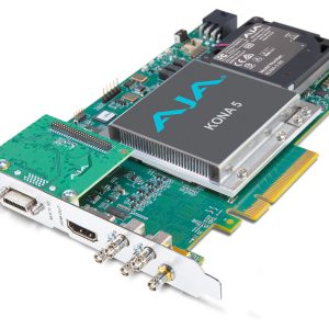 AJA KONA-5-R0-S00 12G-SDI I/O 10-bit PCIe Card HDMI 2.0 output with HFR support (ATX power with no cable)