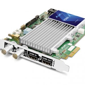 AJA KONA-X-OP-R0 12G-SDI Bidirectional / HDMI 2.0 I/O PCIe Card Fanless Ultralow Latency