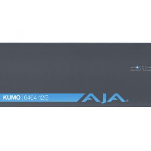 AJA KUMO-6464-12G-1 64x64 Compact 12G-SDI Switcher / Network-Ready / HTTP Control
