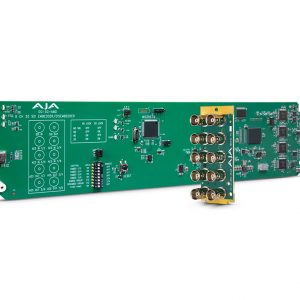 AJA OG-3G-AMD openGear 3G-SDI 8-Channel 24-bit AES Embedder/Disembedder Card with DashBoard Support