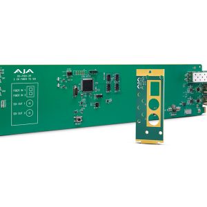 AJA OG-FIDO-2R openGear 2-Channel Single Mode LC Fiber to 3G-SDI Extender (Receiver) with DashBoard Support