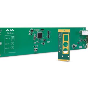 AJA OG-FIDO-R openGear 1-Channel Single Mode LC Fiber to 3G-SDI Extender (Receiver) with DashBoard Support