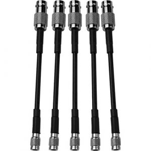 AJA HD-BNC-CABLES-5 Pack of 5 HDBNC Pigtails for KONA 5, Corvid 44 12G, HDR Image Analyzer 12G