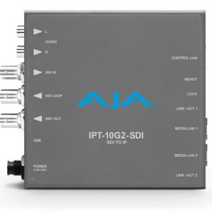 AJA IPT-10G2-SDI-R0 3G-SDI to SMPTE ST 2110 Encoder / Dual 10G SFP+ / ST2022-7 Hitless