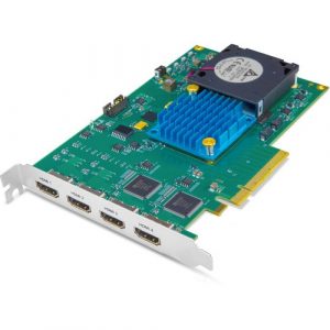 AJA KONA-HDMI4R-R0 4-Channel HDMI Capture Card / Dual 4K60 / Quad 1080p60 / 8-Lane PCIe 2.0