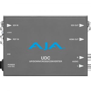 AJA UDC-R0 3G-SDI Up/Down/Cross Converter / HDMI Output / 2-Channel RCA Analog Audio / USB Config