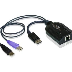 Aten KA7169 DisplayPort USB Virtual Media KVM Adapter Cable with Smart Card Reader