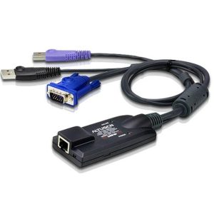 Aten KA7177 USB VGA Virtual Media KVM Adapter with Smart Card Support