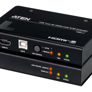 Aten CE801 USB True 4K HDMI Cat 6 KVM Extender (4K @ 70 m / FHD @ 100 m)