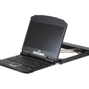 Aten CL3800NW 1U Dual Rail 18.5in FHD LCD KVM Console (USB/HDMI/DVI/VGA)