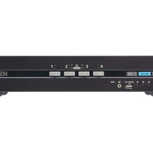 Aten CS1144D4C 4-Port USB DVI Dual Display Secure KVM Switch CAC PSD PP v4.0 TAA