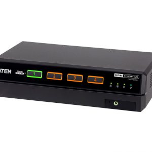 Aten CS1144DPH4 4-Port USB 5K DisplayPort/HDMI Dual Display Universal Secure KVM Switch
