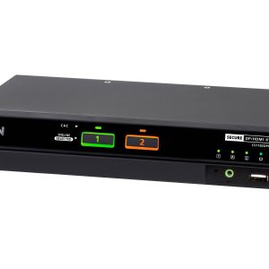 Aten CS1182DPH4C 2-Port USB 5K DisplayPort/HDMI Universal Secure KVM Switch with CAC (PSD PP v4.0 Compliant)