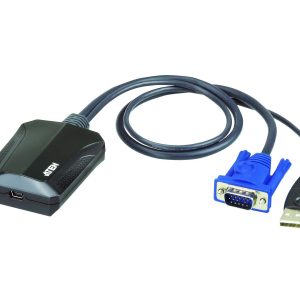 Aten CV211 Laptop USB KVM Console Crash Cart Adapter