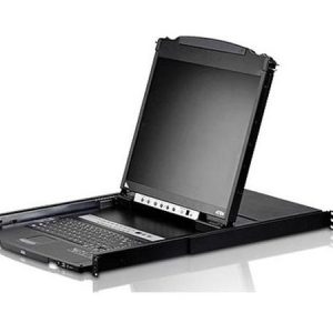 Aten CL5808N 8-Port 19in Dual Rail LCD Combo KVM Switch
