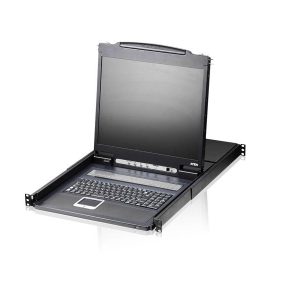 Aten CL1308N 8-Port 19 ft LCD Integrated USB/PS2 Combo KVM Switcher