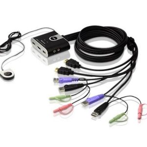 Aten CS692 2-Port USB HDMI/Audio Cable KVM Switch