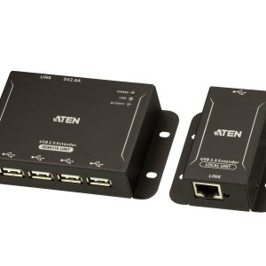 Aten UCE3250 4-port USB 2.0 CAT 5 Extender (Transmitter/Receiver) Set/up to 50m
