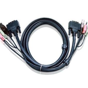Aten 2L7D05U USB DVI-D Single Link KVM Cable (16ft)