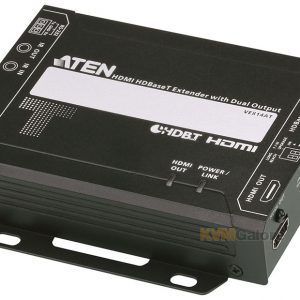 Aten VE814A-ATA 4K HDMI HDBaseT Extender with Dual Output (330′)