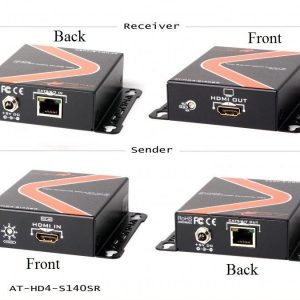 Atlona AT-HD4-SI40SR-b HIGH SPEED HDMI EXTENDER KIT OVER SINGLE CAT 5/6/7 WITH FULL 3D SUPPORT (1080p up to 130ft)