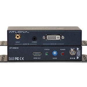 Atlona AT-HD610 DVI with Analog/Digital Audio to HDMI Converter and Embedder
