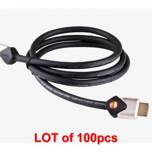 Atlona AT-LCS-8_L100 8ft 1080P 4K HDR High Speed HDMI 18Gbps Cable with Ethernet for PS4 XBOX One LOT of 100pcs