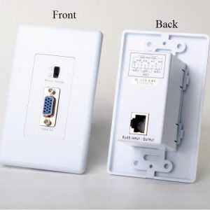 Atlona AT-WPVGA-S Passive VGA Wall Plate Extender (Transmitter) over CAT5/6/7 up to 330ft