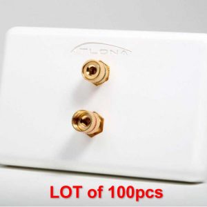 Atlona AT80020_L100 HIGH-QUALITY WALL PLATE FOR 1 SPEAKER LOT of 100pcs