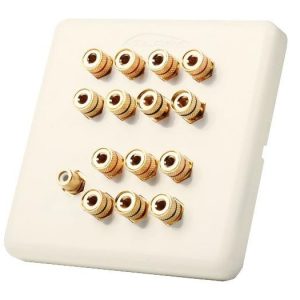 Atlona AT80140-RCA 7 Speaker Wall Plate With Subwoofer Input