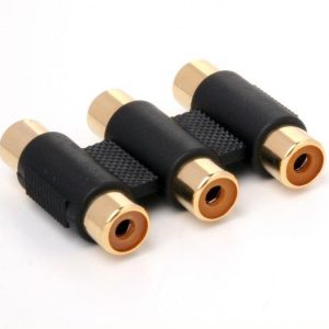 Atlona 07-058 High-Quality Triple RCA Coupler For Audio/Video Cable Extension