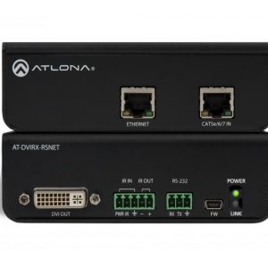Atlona AT-DVIRX-RSNET-b DVI/HDBaseT Extender (Receiver)  with NET/RS-232/IR