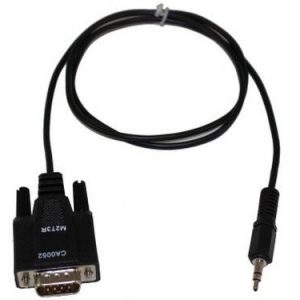 Aurora Multimedia CA0052-M2T3R 3.5mm TRS to M DB9 2-TX 3-RX (Null Modem) Adapter