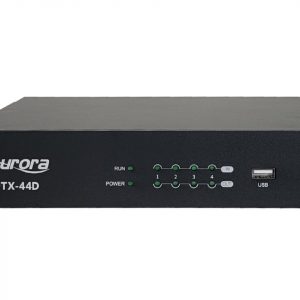 Aurora Multimedia DTX-44D 4×4 Dante audio DSP with 4×4 analog I/O