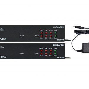 Aurora Multimedia DXE-CAT-S1-4K HDMI HDBaseT CAT Extender (Transmitter/Receiver) 70m/230ft Kit