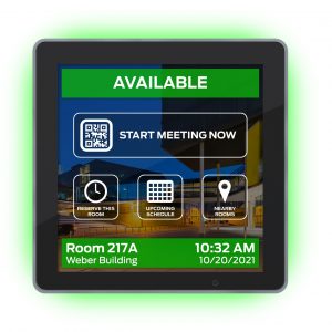 Aurora Multimedia RXT-4WM-B 4 inch 1×1 Aspect Ratio In-Wall ReAX Touch Panel Control System with Serial/Relay/I/O/IR and Ethernet Control Ports (Black)