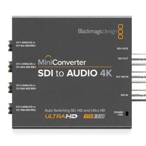 Blackmagic Design BMD-CONVMCSAUD4K Mini Converter – SDI to Audio 4K