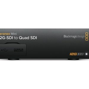 Blackmagic Design BMD-CONVNTRM/DB/SDIQD Teranex Mini – 12G-SDI to Quad SDI Converter