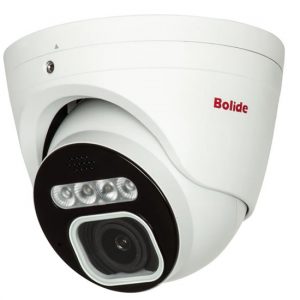 Bolide BN8029AD 5MP Motorized Varifocal Active Deterrent Camera Full Color At Night with Two-Way Audio