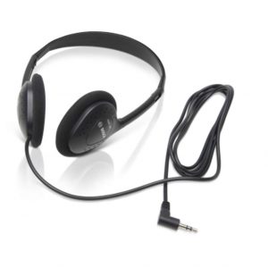 Bosch HDP-LW Lightweight Foldable Headphones / Replaceable Ear Pads / Right-Angle Jack / 10 Pack