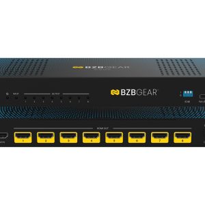 BZBGEAR BG-8K-DA18 1×8 8K UHD HDMI 2.1 48Gbps Splitter with Auto Downscaling/Audio De-Embedding (8K60/4K120 and VRR/ALLM/QMS/QFT/SBTM Support)