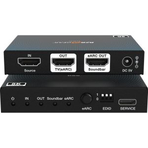 BZBGEAR BG-8K-SA 8K60 HDMI 2.1 eARC Audio to Soundbar Converter/Adapter