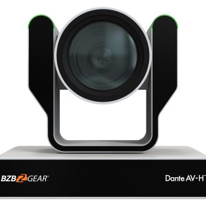 BZBGEAR BG-ADAMO-4KDA31X-W 31X 4K UHD AUTO TRACKING HDMI 2.0/12G-SDI/USB 2.0/USB 3.0/POE/Dante AV-H Live Streaming PTZ Camera with Tally Lights (White)