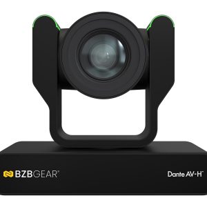 BZBGEAR BG-ADAMO-JRDA20X-B 20X 1080P FHD Auto Tracking HDMI/3G-SDI/USB 2.0/USB 3.0 Dante AV-H Live Streaming PTZ Camera with Tally Lights (Black)