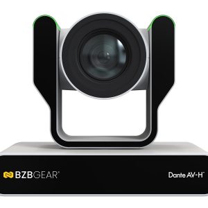 BZBGEAR BG-ADAMO-JRDA20X-W 20X 1080P FHD Auto Tracking HDMI/3G-SDI/USB 2.0/USB 3.0 Dante AV-H Live Streaming PTZ Camera with Tally Lights (White)